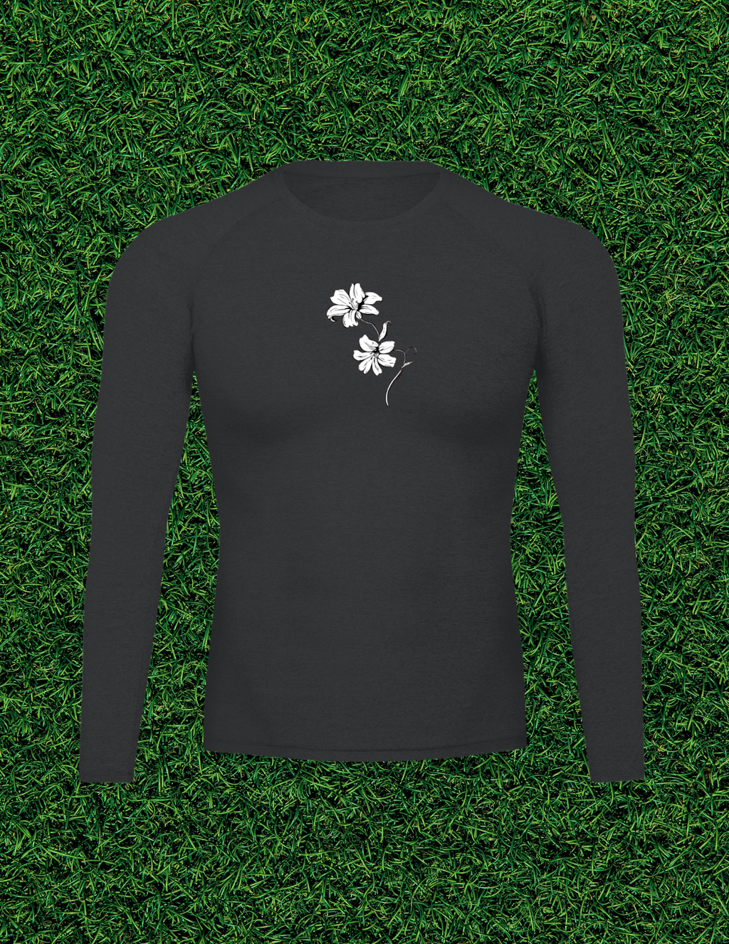 AOGWEAR "BLOSSOM LIKE A LILY" PERFORMANCE LONG SLEEVE T-SHIRT.