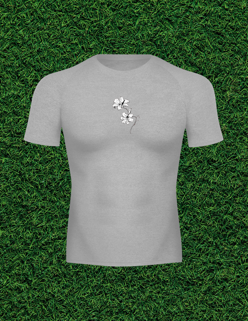 AOGWEAR "BLOSSOM LIKE A LILY" PERFORMANCE SHORT SLEEVE T-SHIRT.