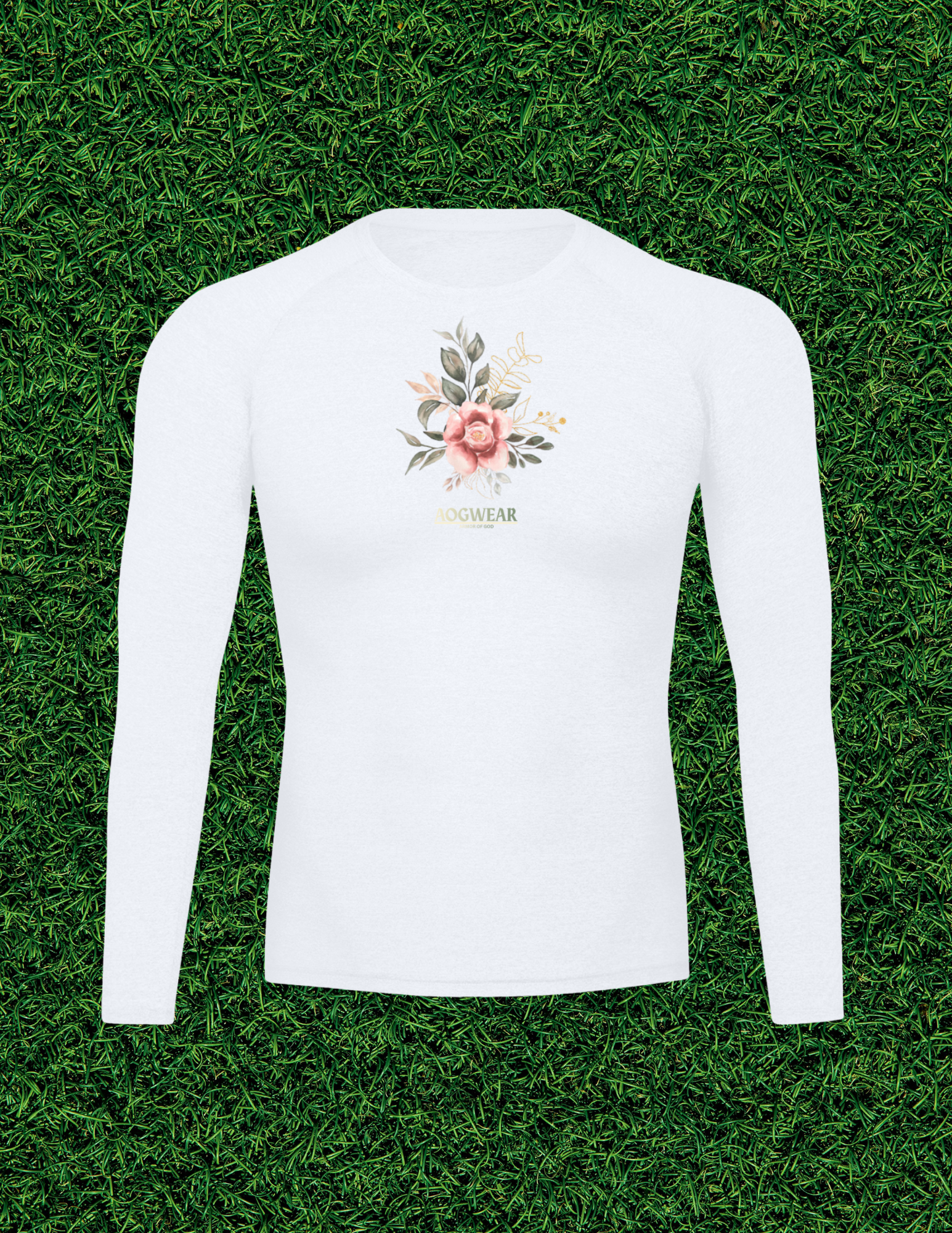 AOGWEAR "JESUS IS KING" PERFORMANCE LONG SLEEVE T-SHIRT.