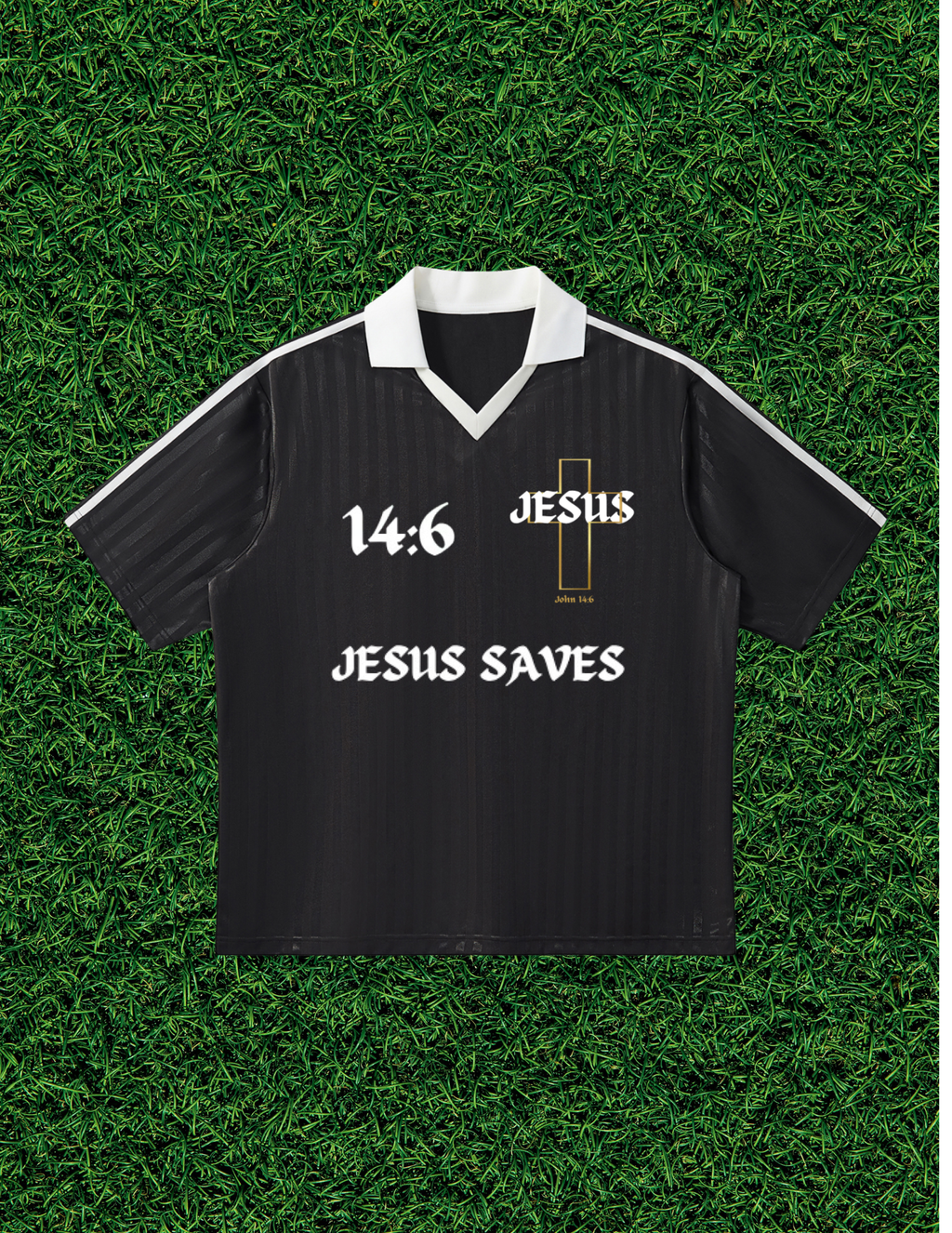AOGWEAR "JOHN 14:6" JERSEY STYLE SHIRT.