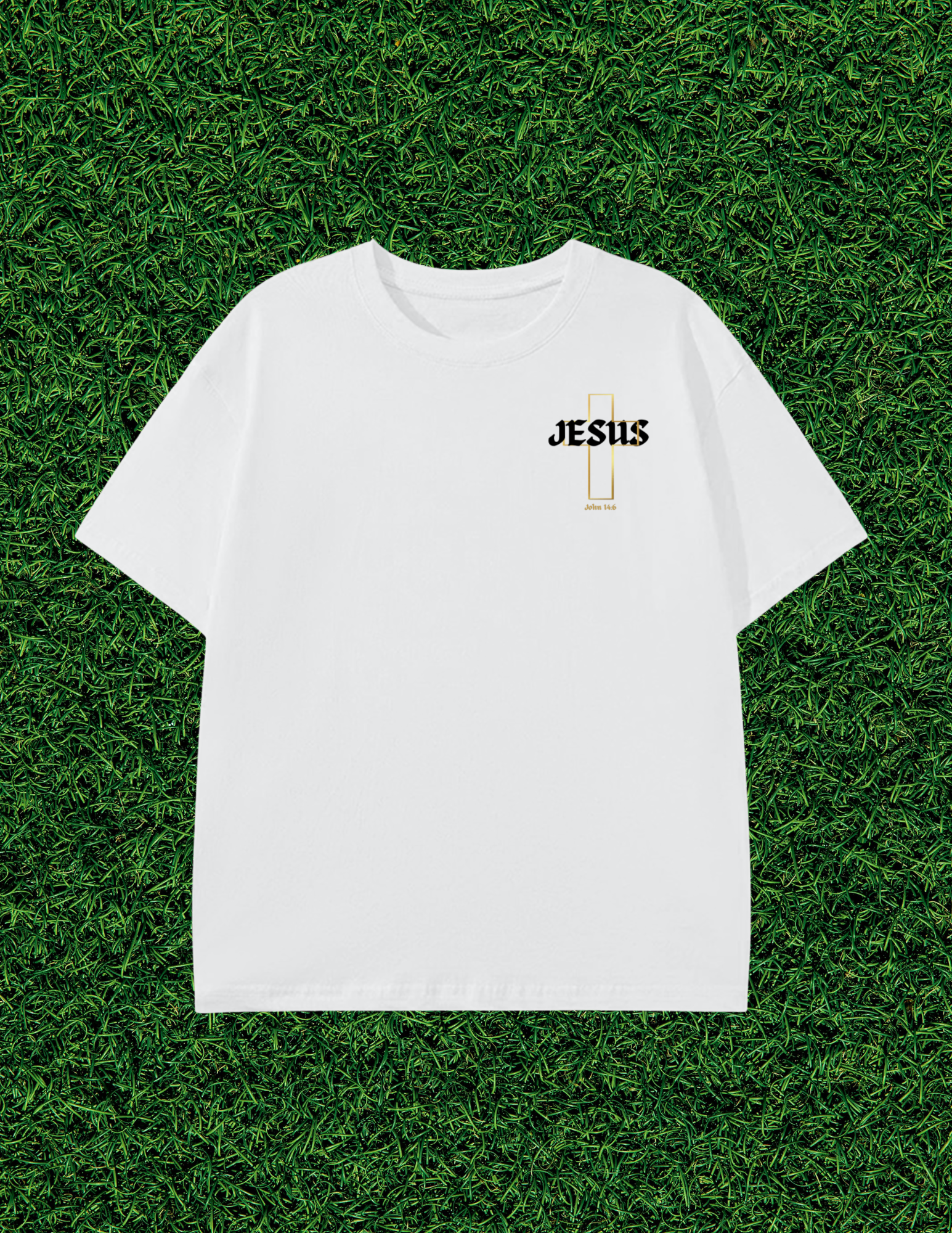 AOGWEAR "JESUS IS THE WAY" PURE COTTON UNISEX T-SHIRT.