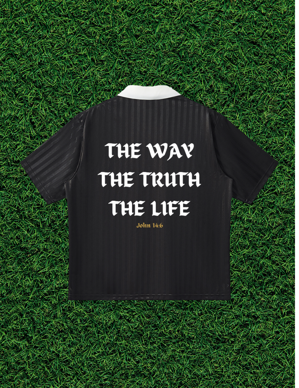 AOGWEAR "JOHN 14:6" JERSEY STYLE SHIRT.