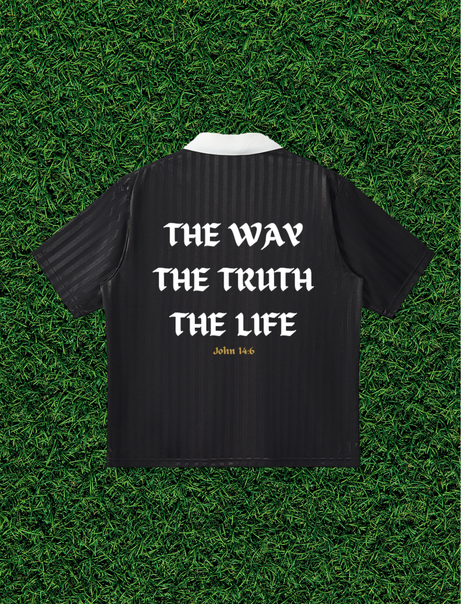 AOGWEAR "JOHN 14:6" JERSEY STYLE SHIRT.