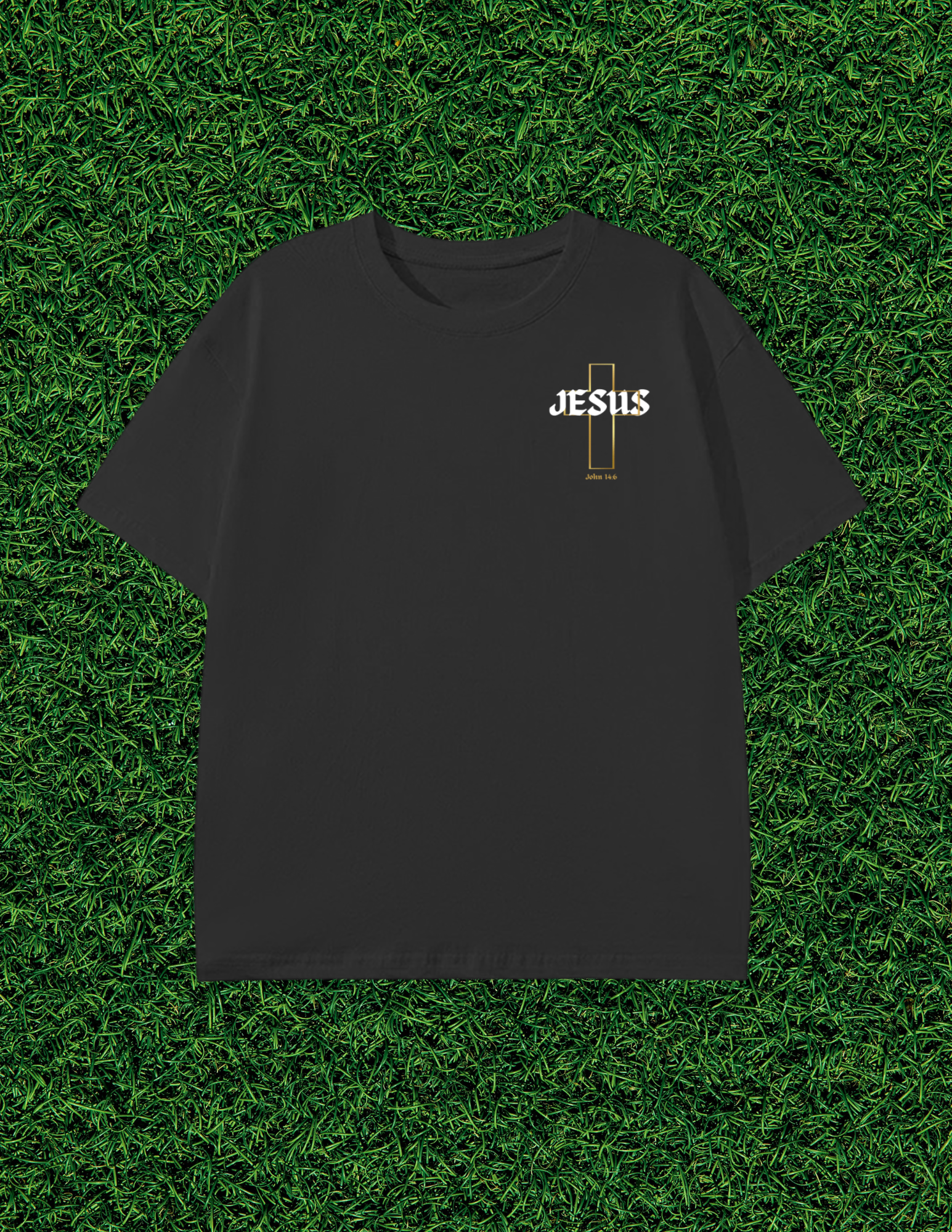 AOGWEAR "JESUS IS THE WAY" PURE COTTON UNISEX T-SHIRT.