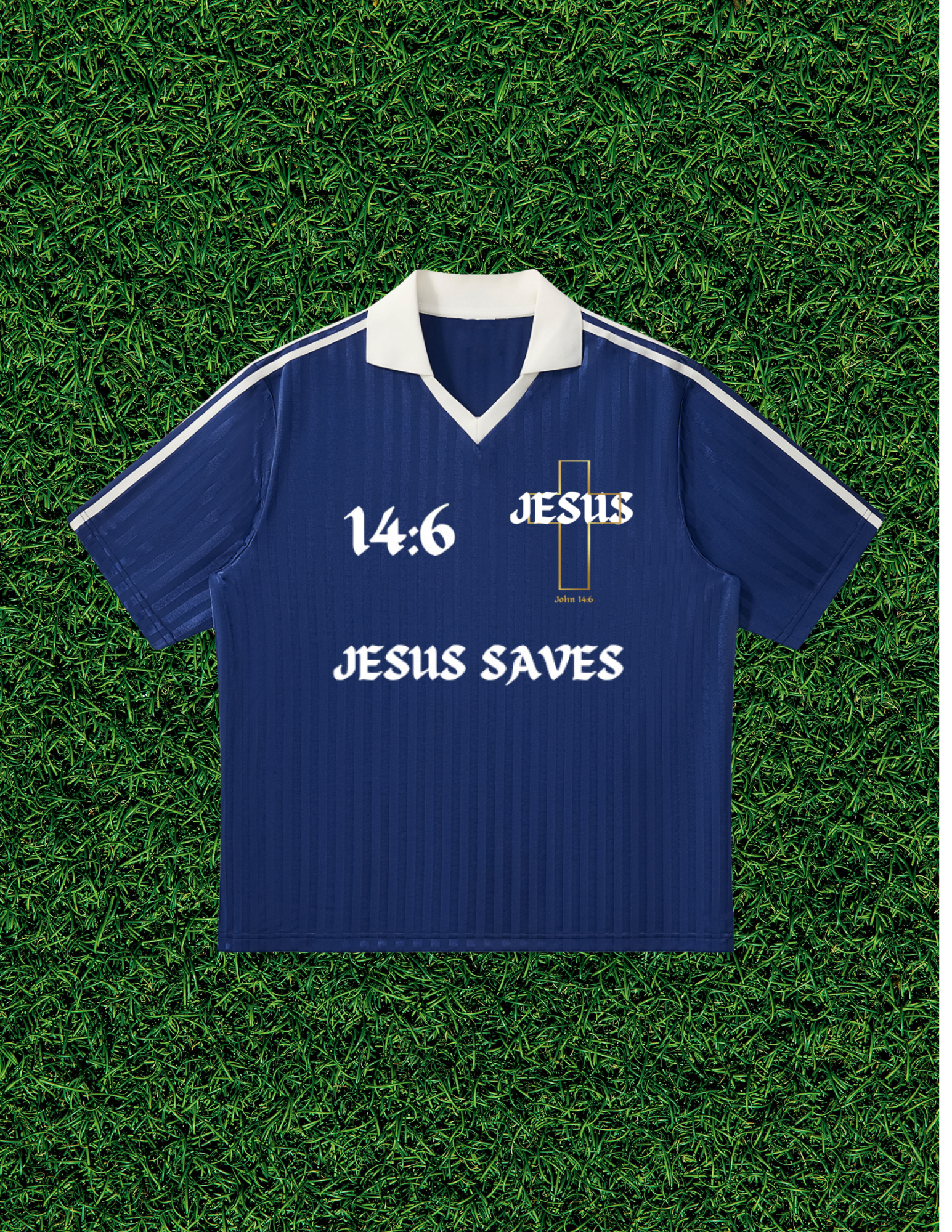 AOGWEAR "JOHN 14:6" JERSEY STYLE SHIRT.
