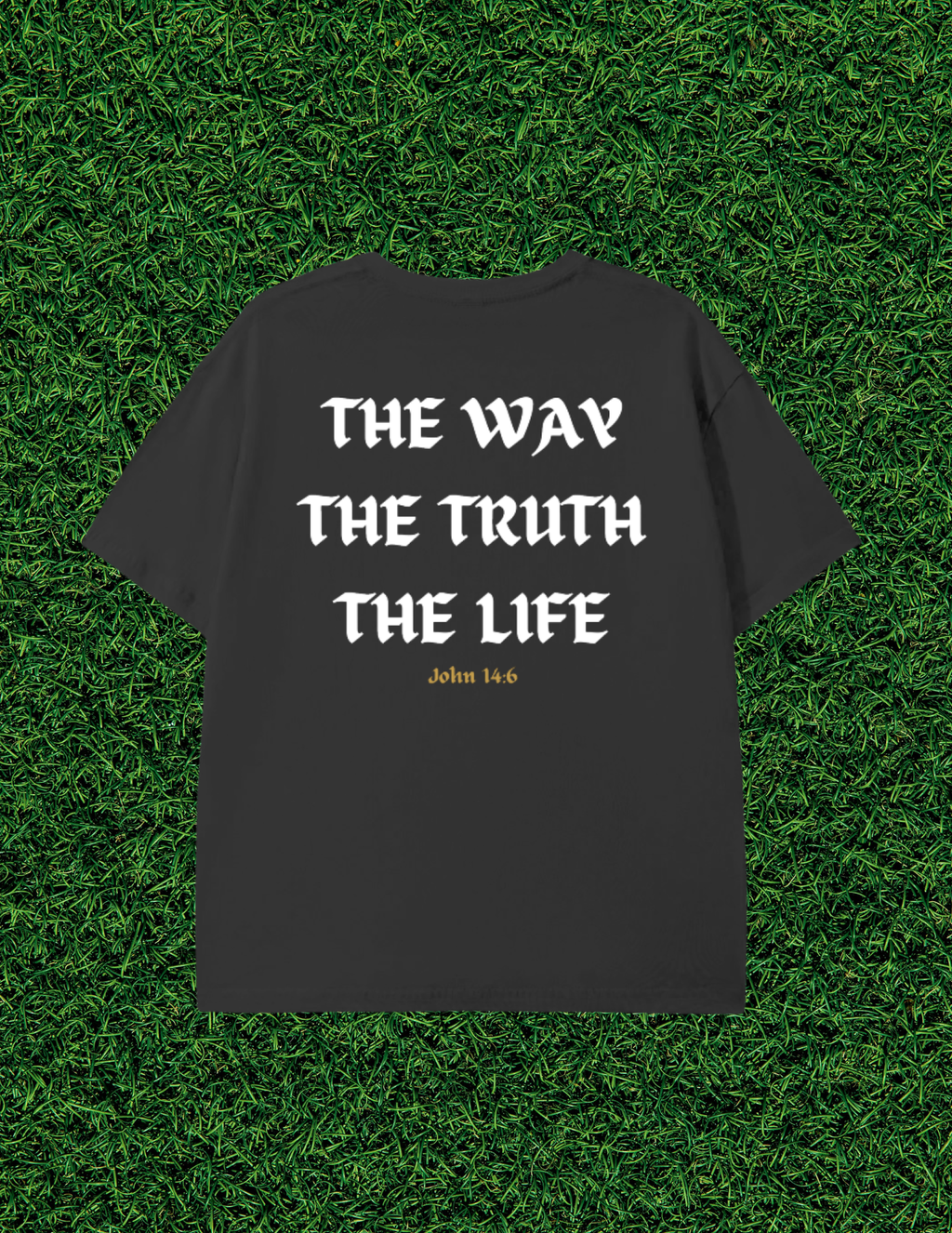 AOGWEAR "JESUS IS THE WAY" PURE COTTON UNISEX T-SHIRT.
