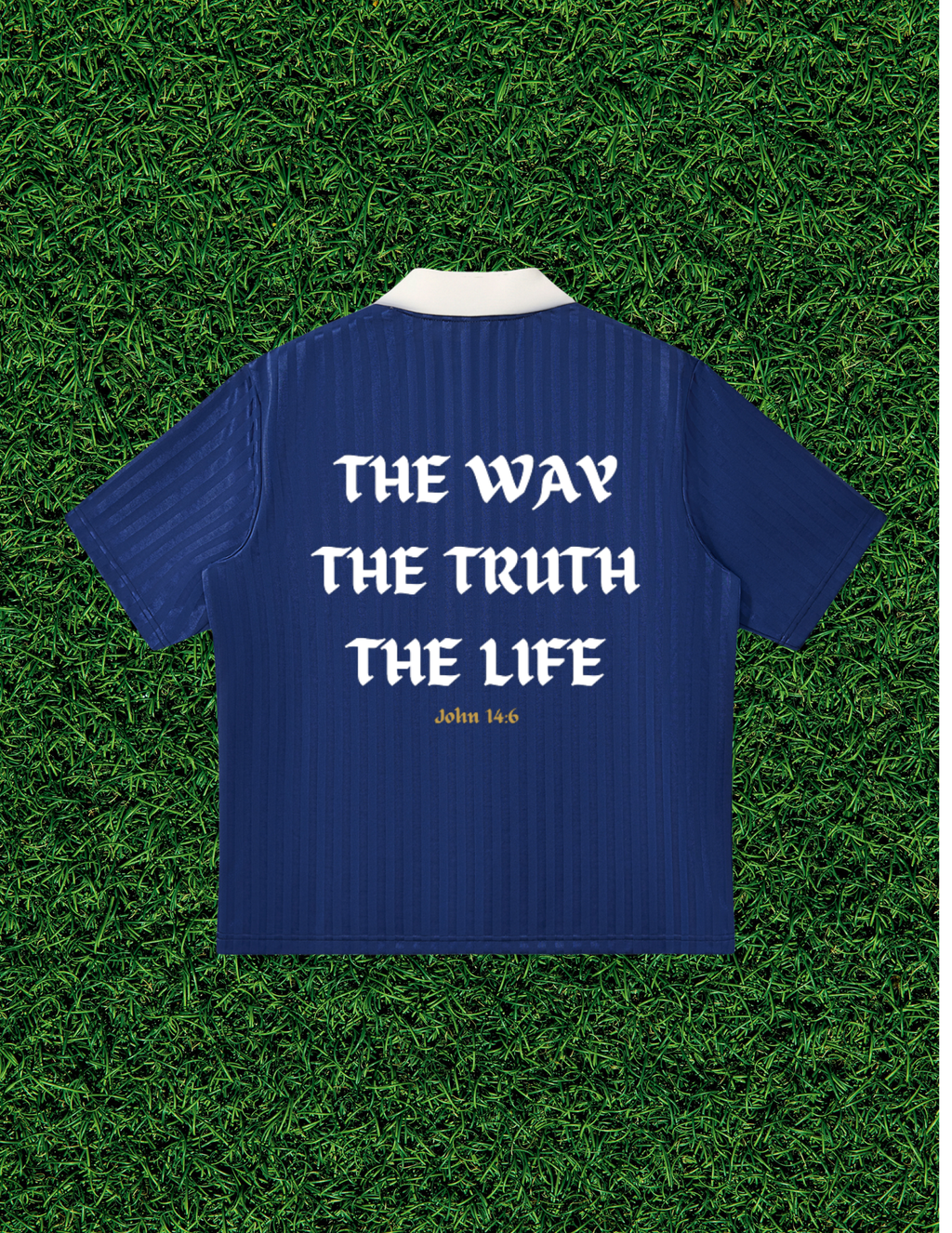 AOGWEAR "JOHN 14:6" JERSEY STYLE SHIRT.