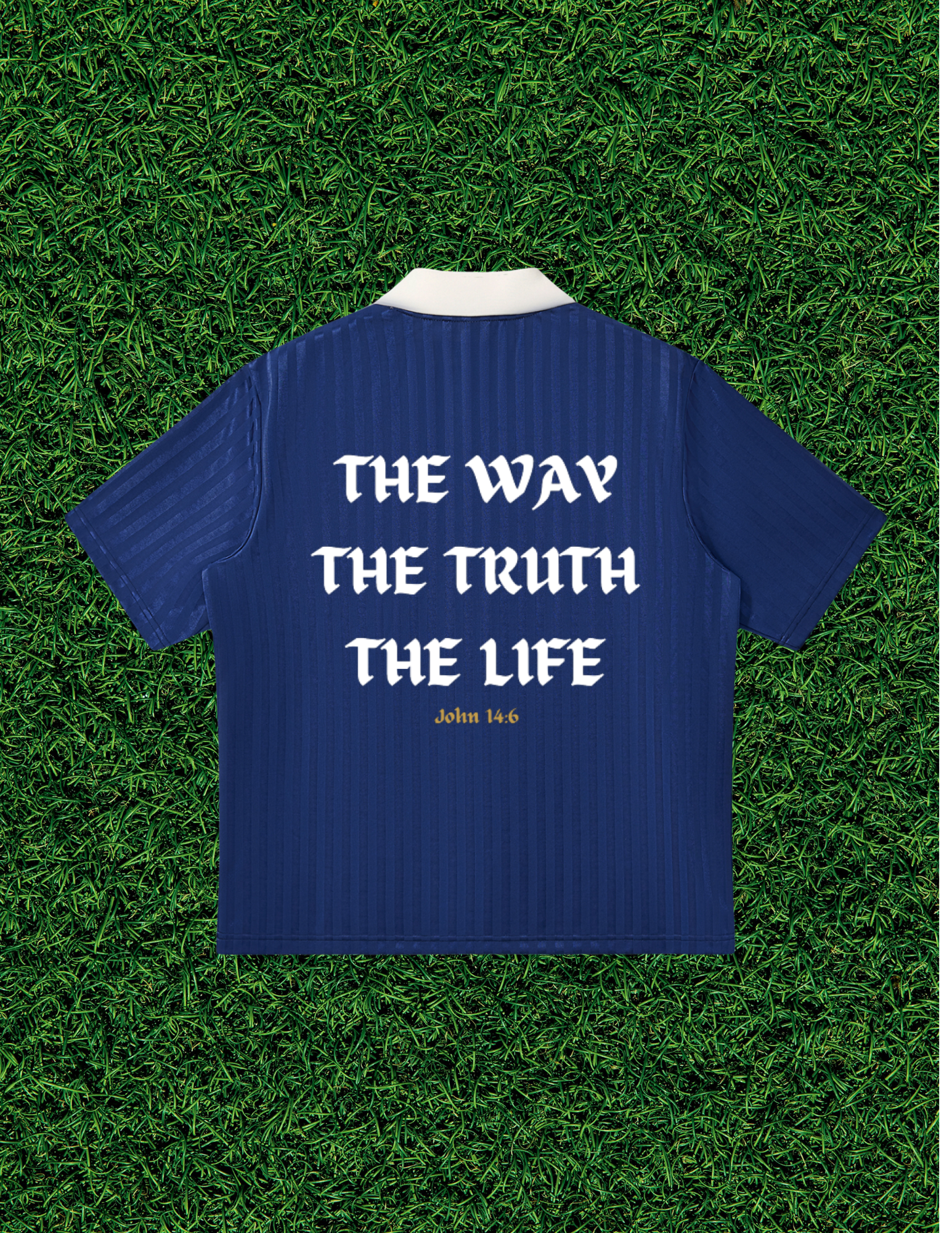 AOGWEAR "JOHN 14:6" JERSEY STYLE SHIRT.