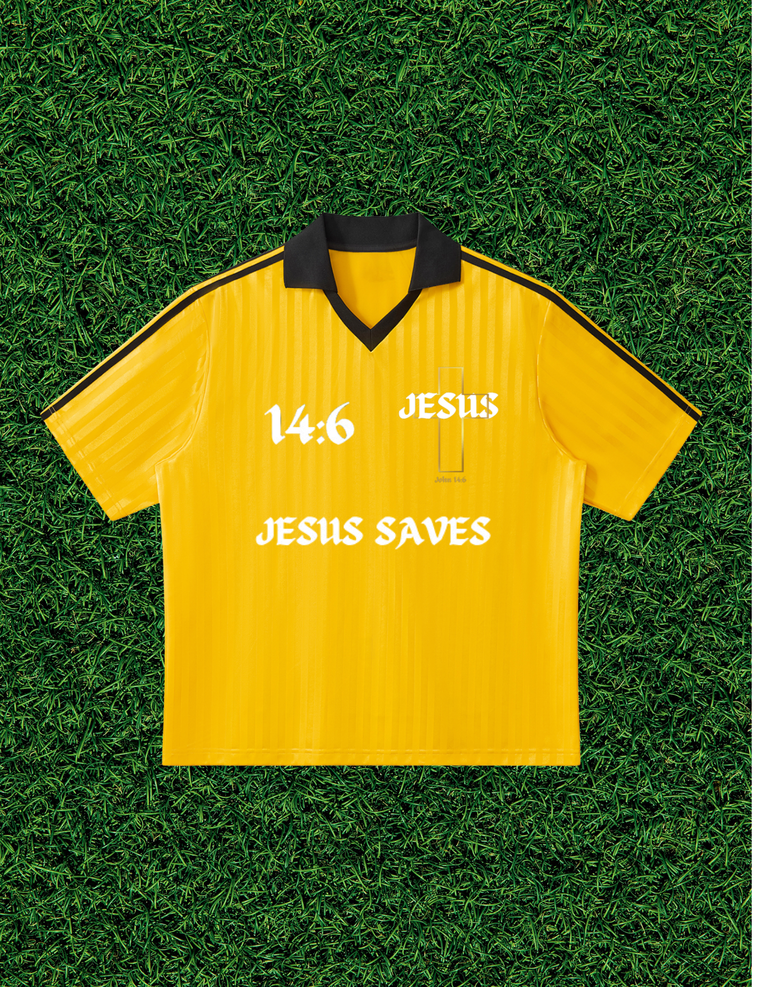 AOGWEAR "JOHN 14:6" JERSEY STYLE SHIRT.