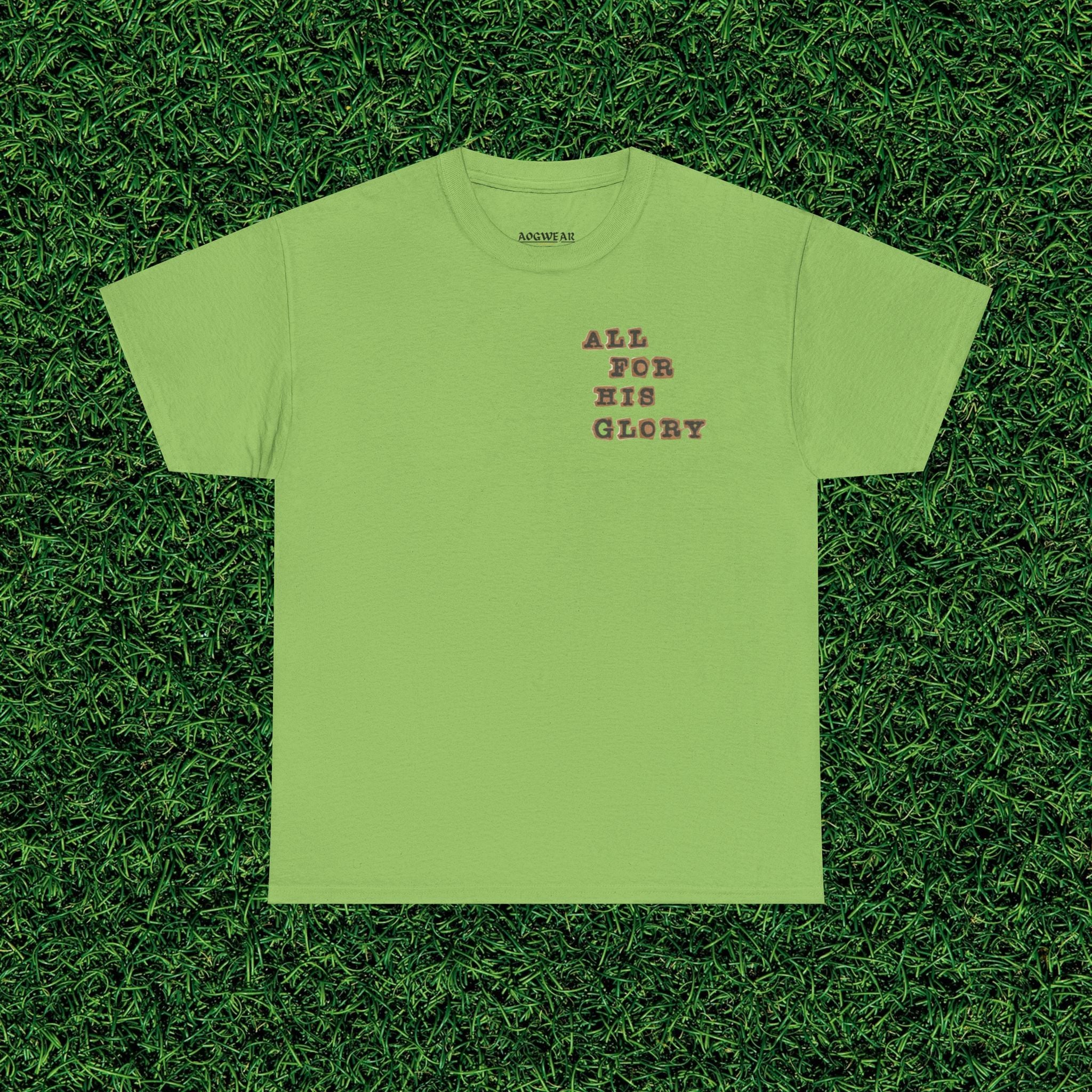 AOGWEAR "LORD'S PRAYER" VARIETY COLOR DESIGN EDITION. CHRISTIAN-INSPIRED FAITH. Shirt type: Heavy cotton T-shirt