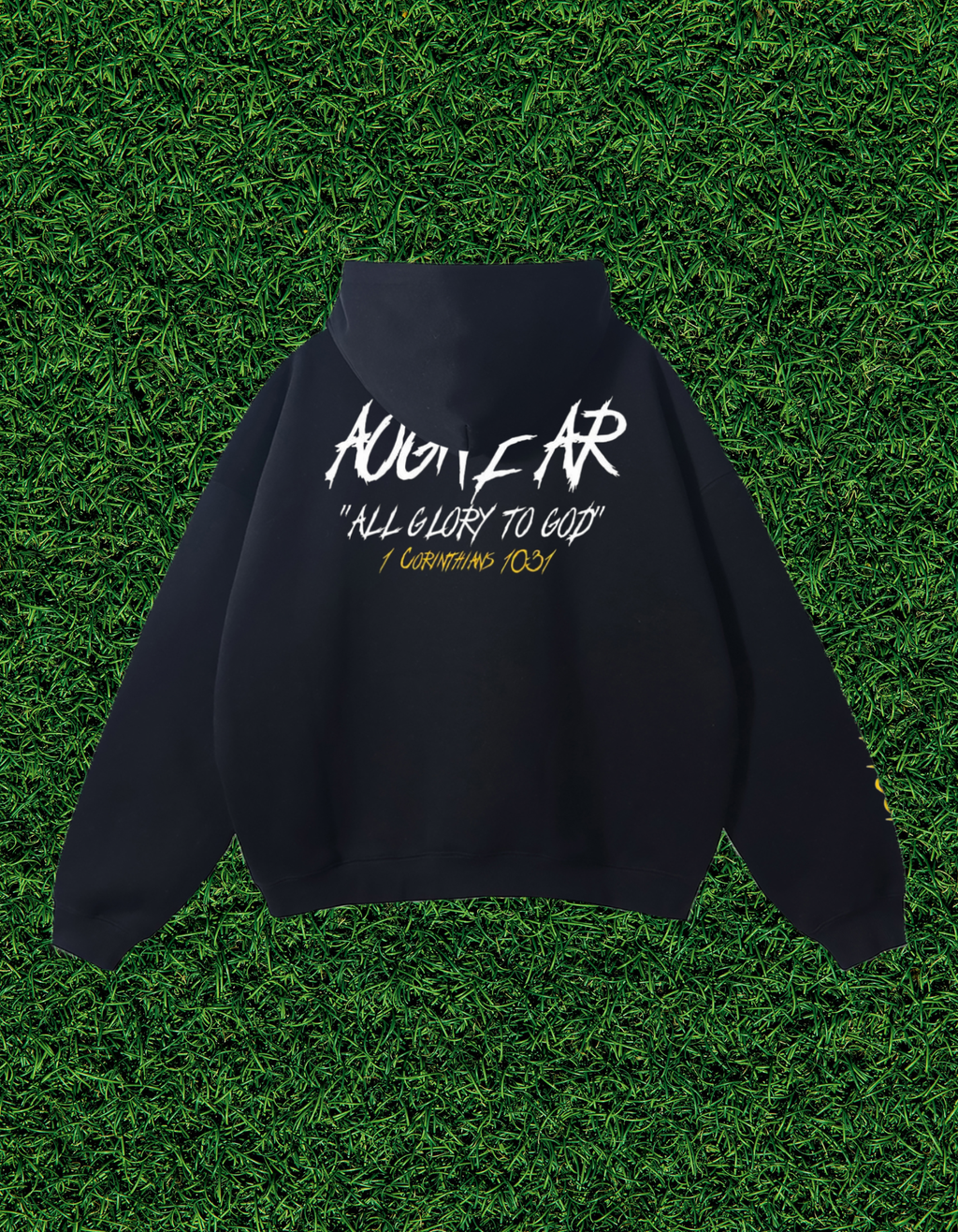 OGWEAR "ALL GLORY TO GOD" STREETWEAR OVERSIZED FLEECE HOODIE DESIGN EDITION.